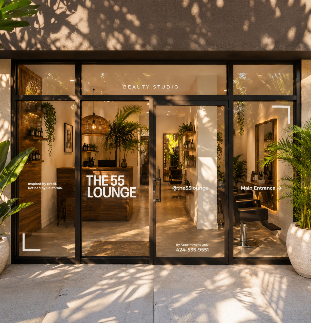The 55 Lounge storefront